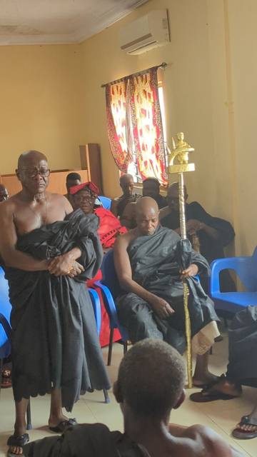 Elders gathered indoors.